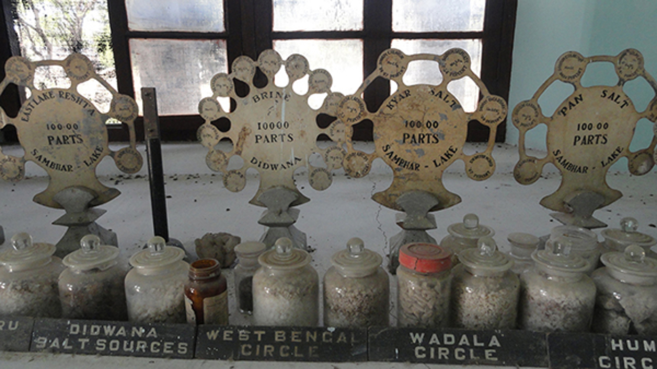 Salt samples exhibited