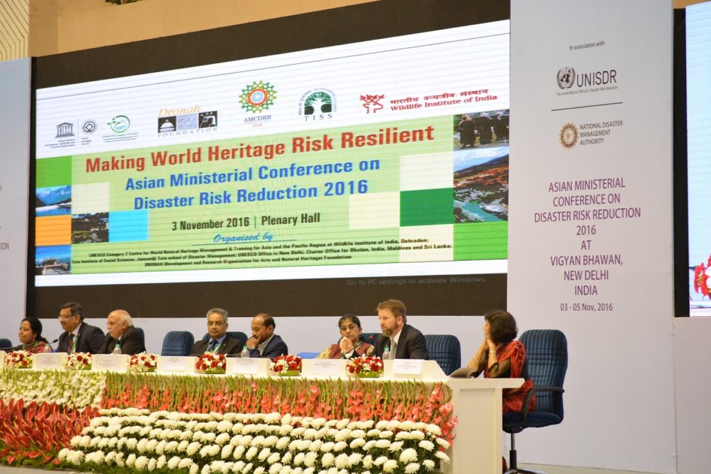 ‘Making World Heritage Risk Resilient’, a thematic session at Asian Ministerial Conference on Disaster Risk Reduction